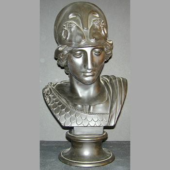 Lot image - Wedgwood Black Basaltes Bust of Minerva