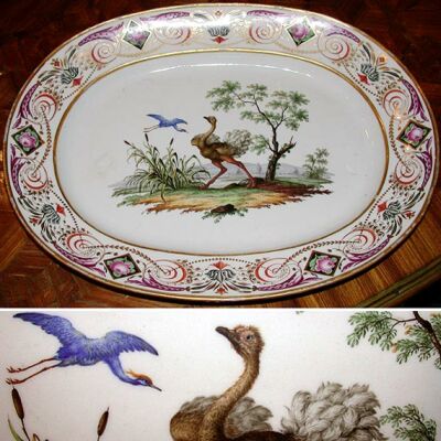Lot image - Meissen Porcelain Platter