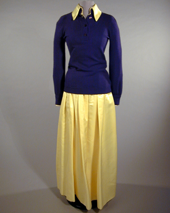 Lot image - Bill Blass Sweater and Skirt Evening Ensemble