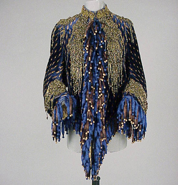 Lot image - Cobalt Blue Velvet Visite