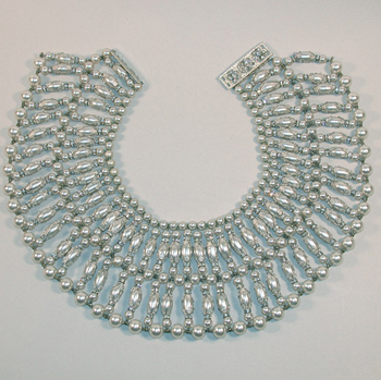Lot image - Miriam Haskell Pearl Collarette American, 1950s