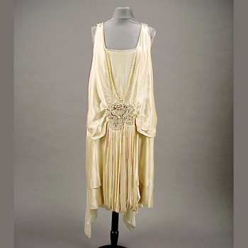 Lot image - Worth Wedding Gown French, circa 1925