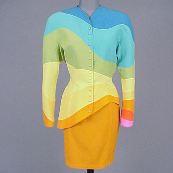 Lot image - Thierry Mugler Rainbow Suit