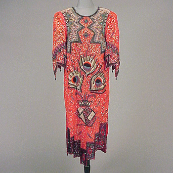 Lot image - Zandra Rhodes Egyptian Fantasy Dress
