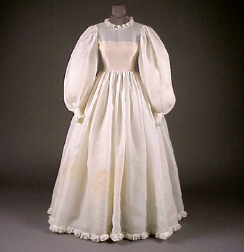 Lot image - Norell Organza Wedding Gown