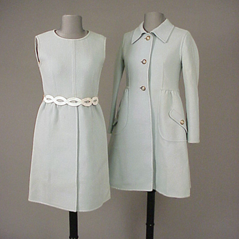 Lot image - Valentino Powder Blue Day Ensemble