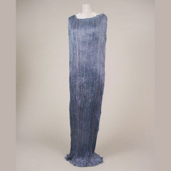 Lot image - Fortuny Sapphire Blue Delphos Dress