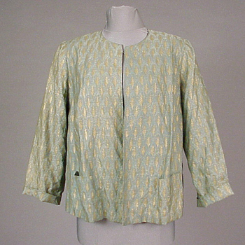 Lot image - Fortuny Stenciled Cotton Jacket