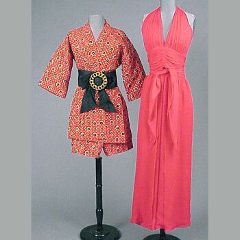 Lot image - Two Red Orientalist Outfits
