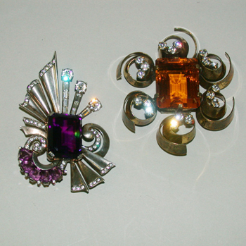Lot image - Two Grand Flourish Brooches