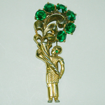 Lot image - Eisenberg Figural Pin