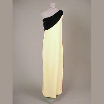 Lot image - Givenchy Butter Yellow One-Shoulder Gown