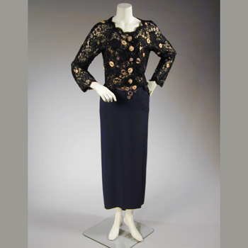 Lot image - Geoffrey Beene Evening Gown