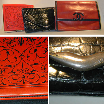 Lot image - Group of Three Clutch Handbags