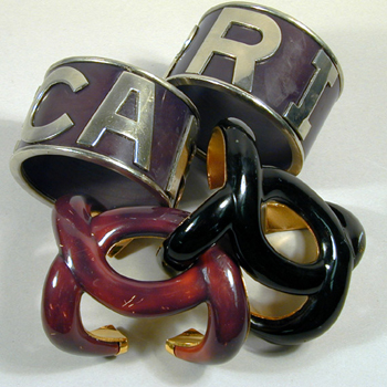 Lot image - Pair of `Carrie' Chanel Cuffs