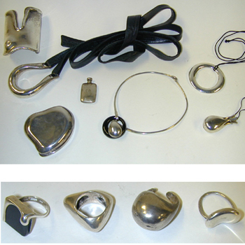 Lot image - Group of Tiffany Silver and Other Articles