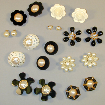 Lot image - Group of Chanel Earrings
