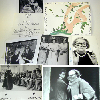 Lot image - Group of Fashion Photographs and Memorabilia