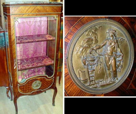 Lot image - Louis XV Style Gilt-Bronze Mounted Kingwood Vitrine