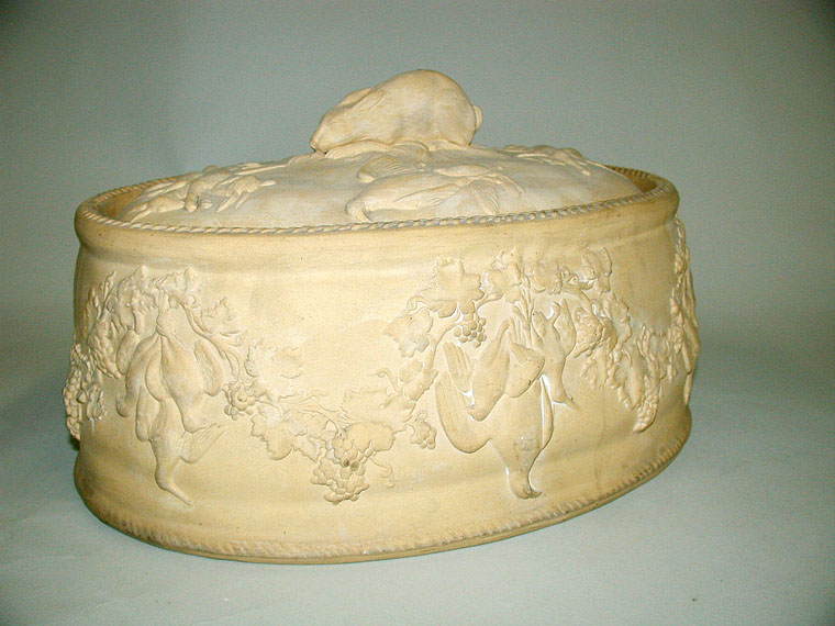 Lot image - Wedgwood Terra Cotta Covered Game Dish