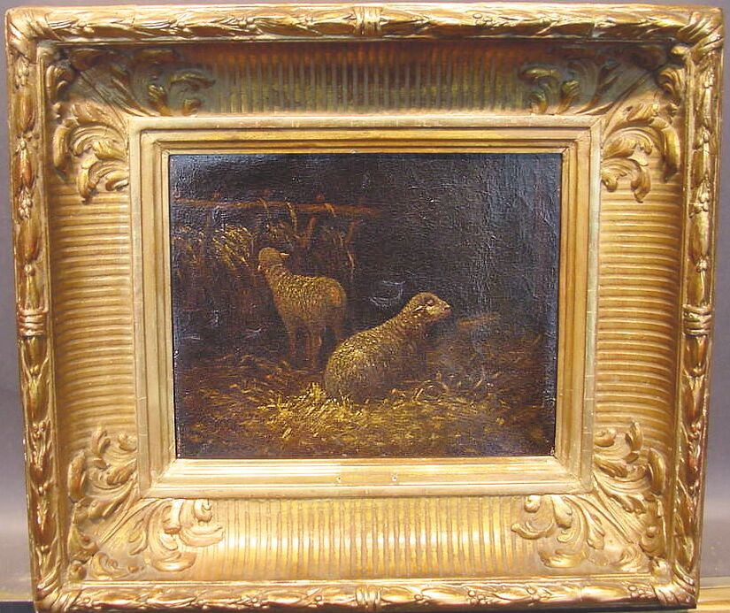 Lot image - Charles Emile Jacque French, 1813-1894 THE SHEEPFOLD