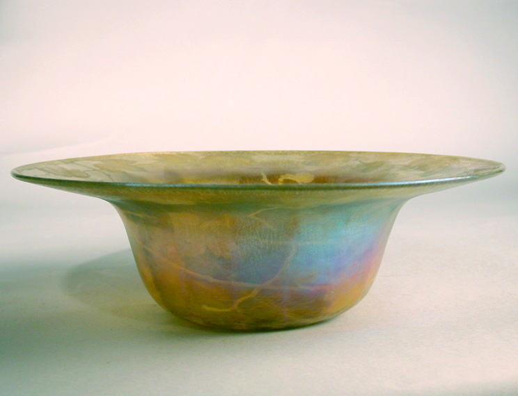 Lot image - Tiffany Favrile Glass Bowl