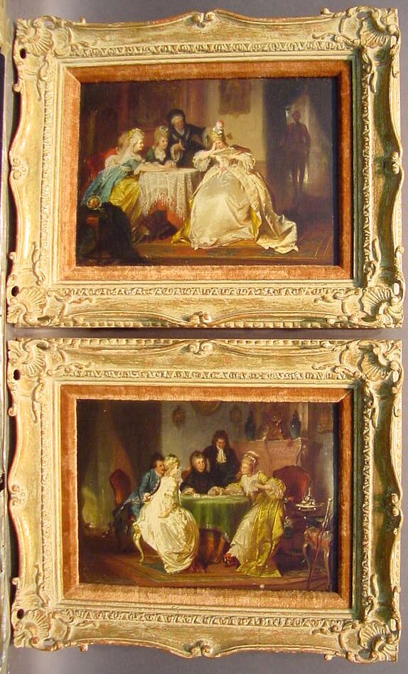 Lot image - Jacob Emmanuel Gaisser German, 1825-1899 TRUMPED! and CHEATERS: TWO