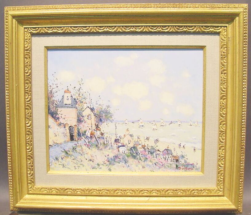 Lot image - Jean Pierre Dubord French, b. 1949 LA DESCENTE A LA MER