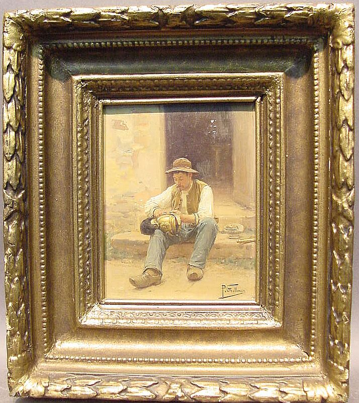 Lot image - Paul (Louis Narcisse) Grolleron French, 1848-1901 THE HELMET MAKER