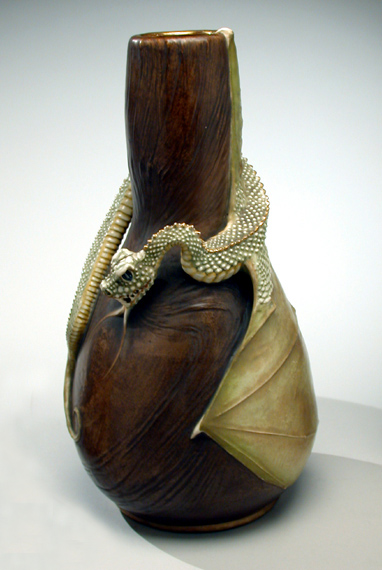 Lot image - Teplitz Porcelain Vase