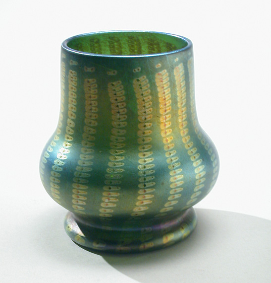 Lot image - Tiffany Favrile Glass Vase