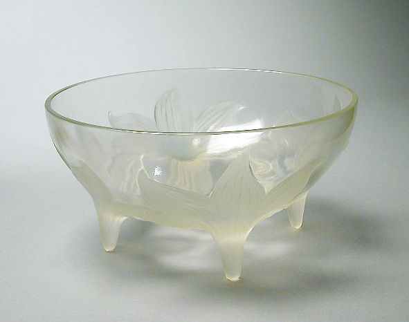 Lot image - Lalique Molded Glass Lys