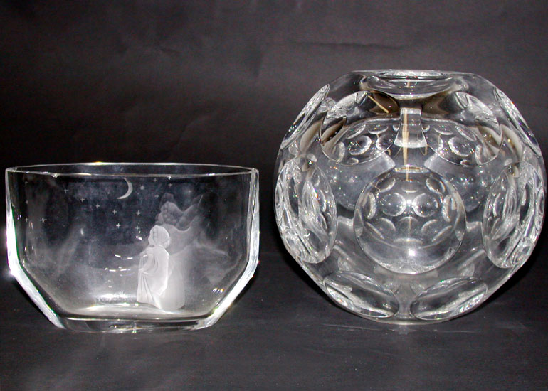 Lot image - Baccarat Cut Glass Vase