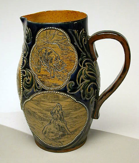 Lot image - Royal Doulton Pottery Pitcher