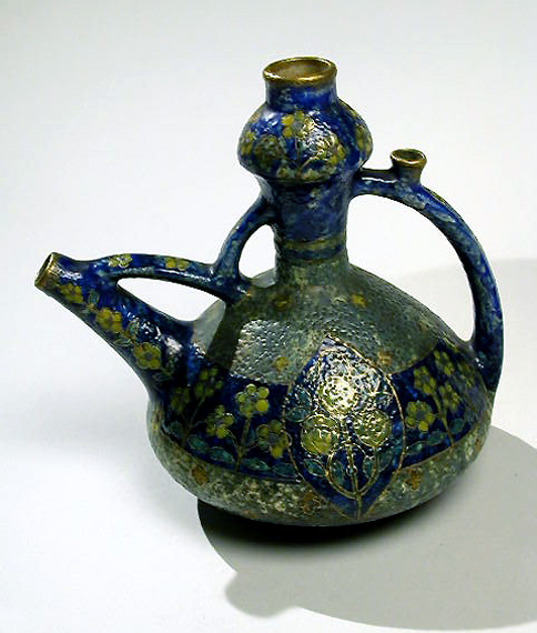 Lot image - Teplitz Pottery Ewer