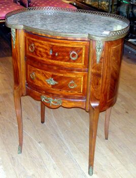 Lot image - Louis XV Style Mahogany Side Cabinet