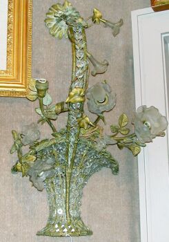 Lot image - Louis XV Style Gilt-Bronze Three-Light Sconce