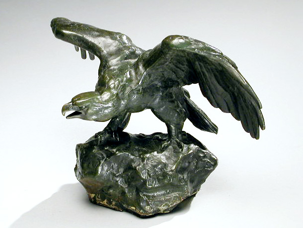 Lot image - Bronze Sculpture of an Eagle