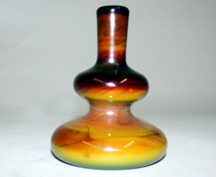 Lot image - Tiffany Agate Glass Cabinet Vase