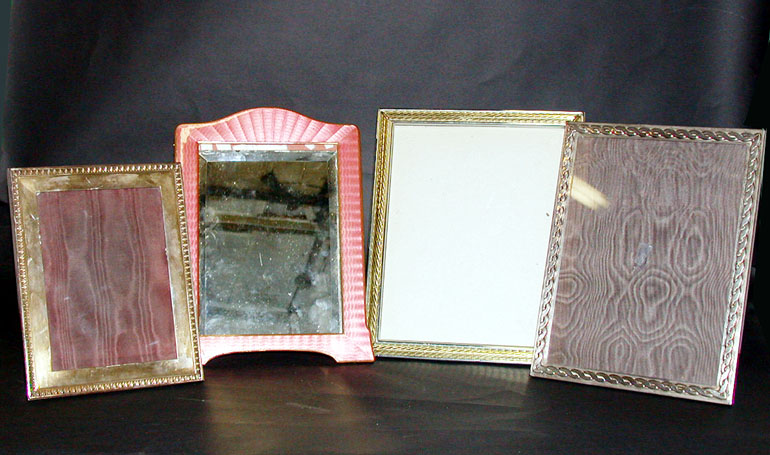Lot image - Group of Four Metal Picture Frames