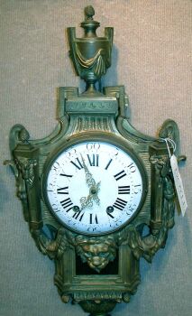 Lot image - Louis XV Style Gilt-Bronze Cartel Clock