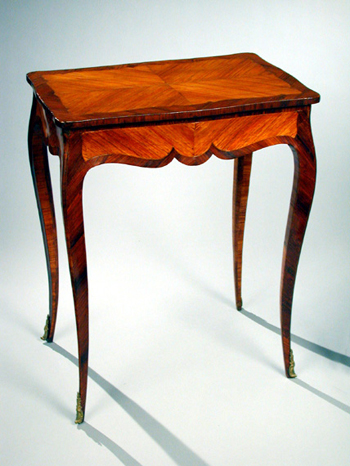 Lot image - Louis XV Tulipwood and Kingwood Side Table