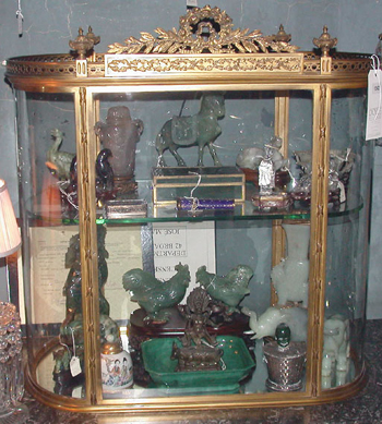 Lot image - Louis XVI Style Gilt-Bronze and Glass Vitrine