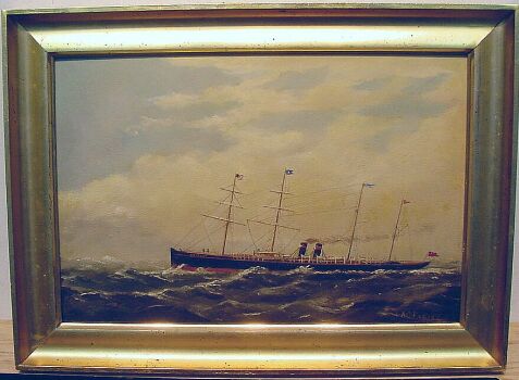 Lot image - A.C. Fabian American, 19th/20th century THE STEAMSHIP ARIZONA
