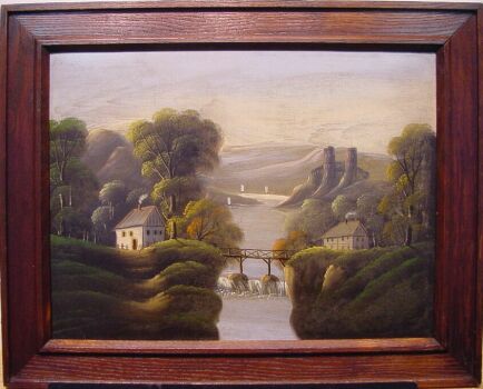 Lot image - Follower of Thomas Chambers RIVER LANDSCAPE
