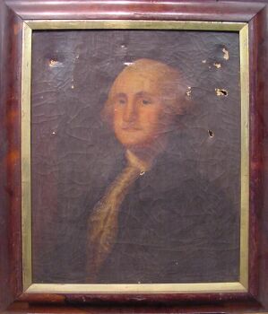 Lot image - After Gilbert Stuart PORTRAIT OF GEORGE WASHINGTON