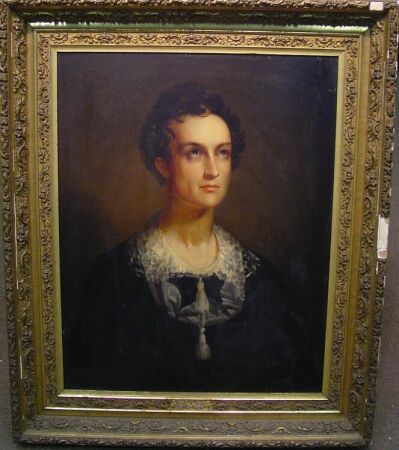 Lot image - Attributed to Rembrandt Peale PORTRAIT OF LORD BYRON