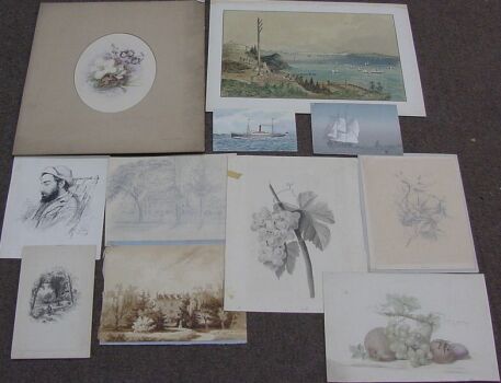 Lot image - Miscellaneous Group of Works on Paper