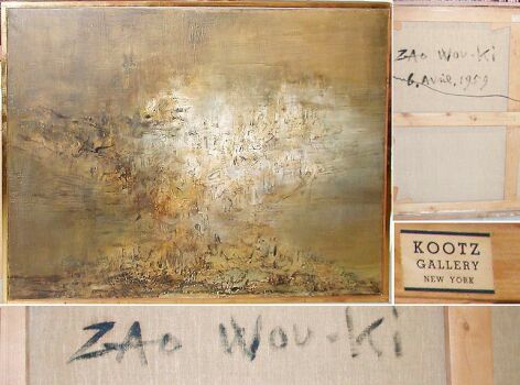 Lot image - Zao Wou-Ki Chinese/French, b.1921 UNTITLED