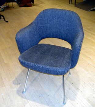 Lot image - Set of Seven Chrome Armchairs